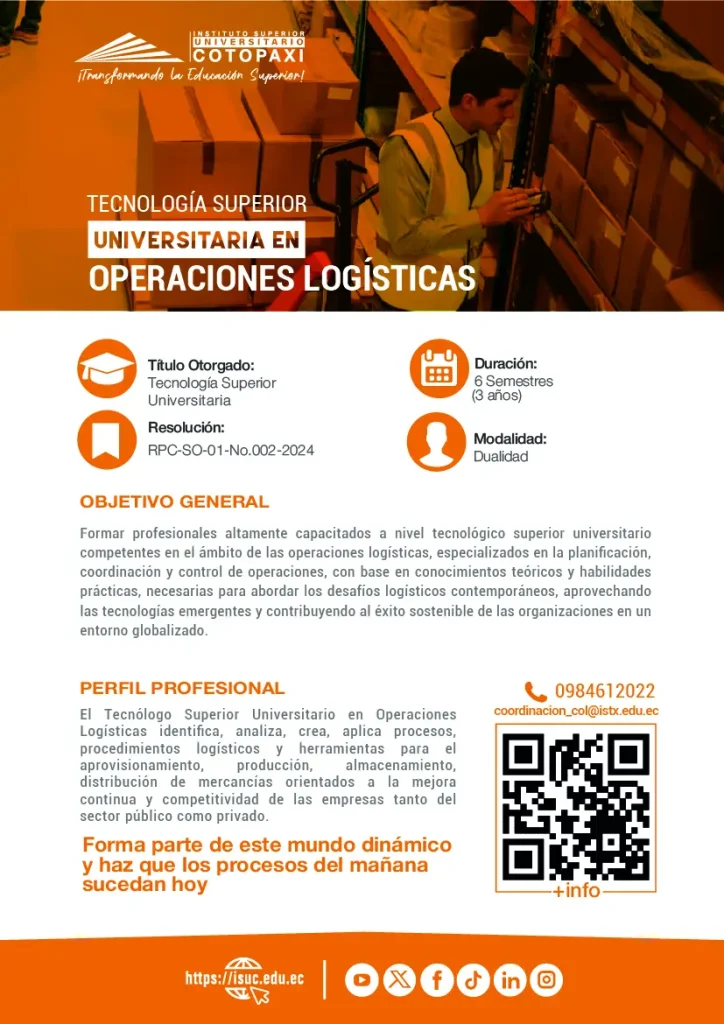 Tecnología Superior en Operaciones Logísticas