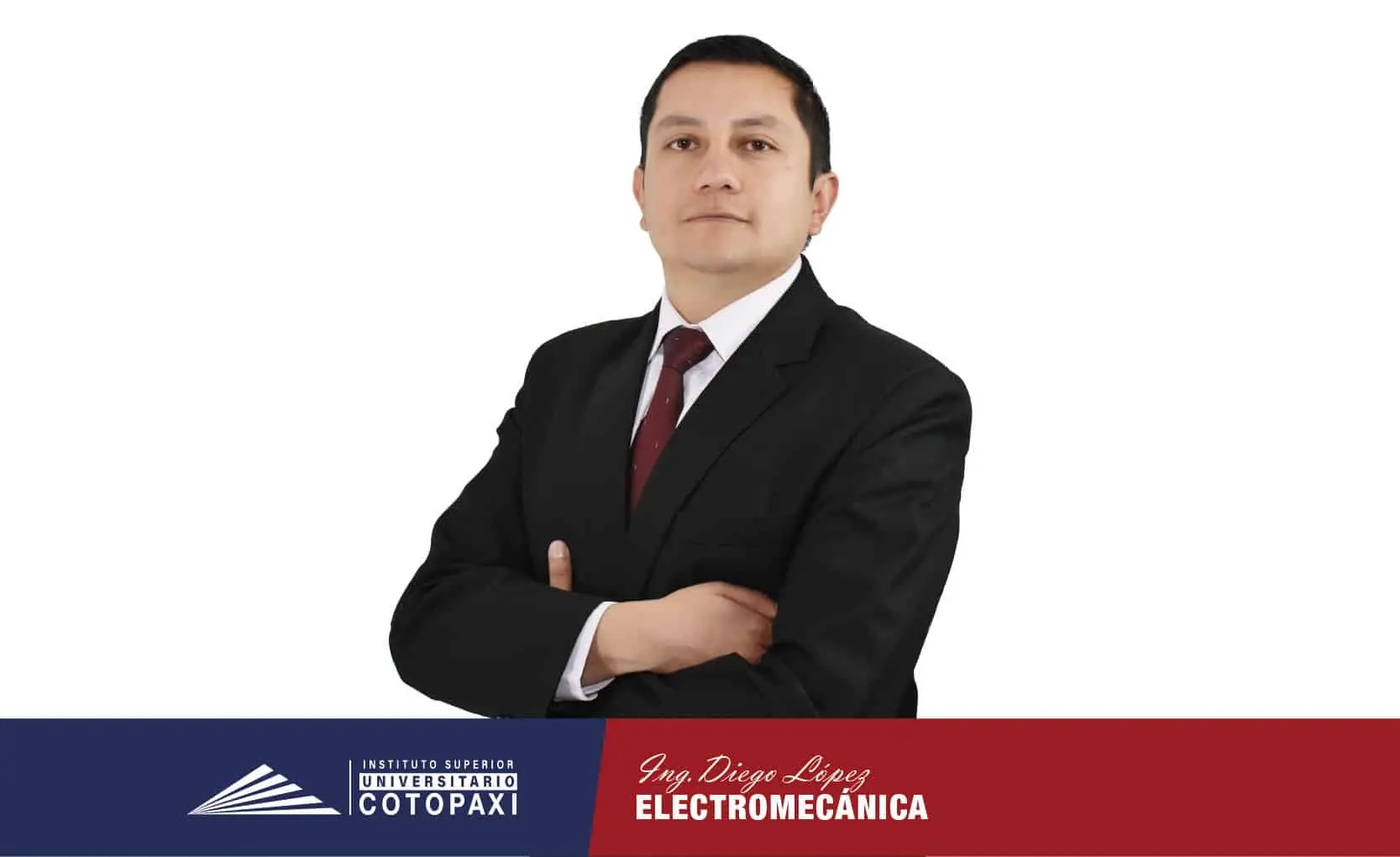 Diego López Coordinador carrera de Electromecánica