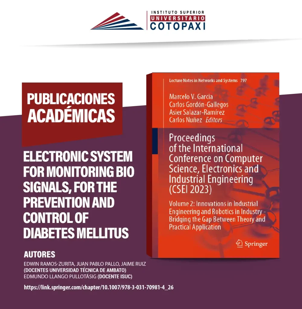 Electronic System for Monitoring Bio Signals, for the Prevention and Control of Diabetes Mellitus