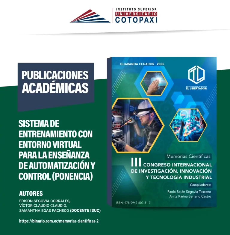 Sistema de entrenamiento con entorno virtual para la enseñanza de automatización y control (Ponencia)