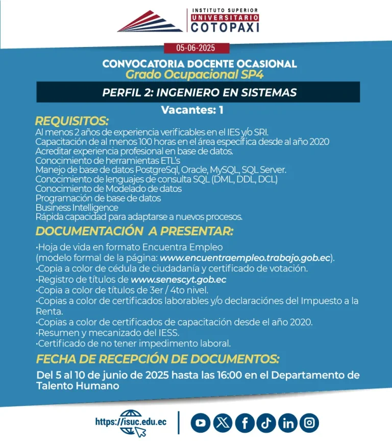 Ingeniero en Sistemas Perfil 02