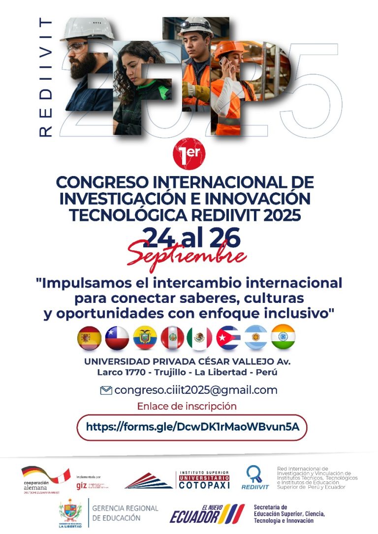 Congreso Internacional de Investigación e Innovación tecnológica REDIIVIT 2025Congreso Internacional de Investigación e Innovación tecnológica REDIIVIT 2025