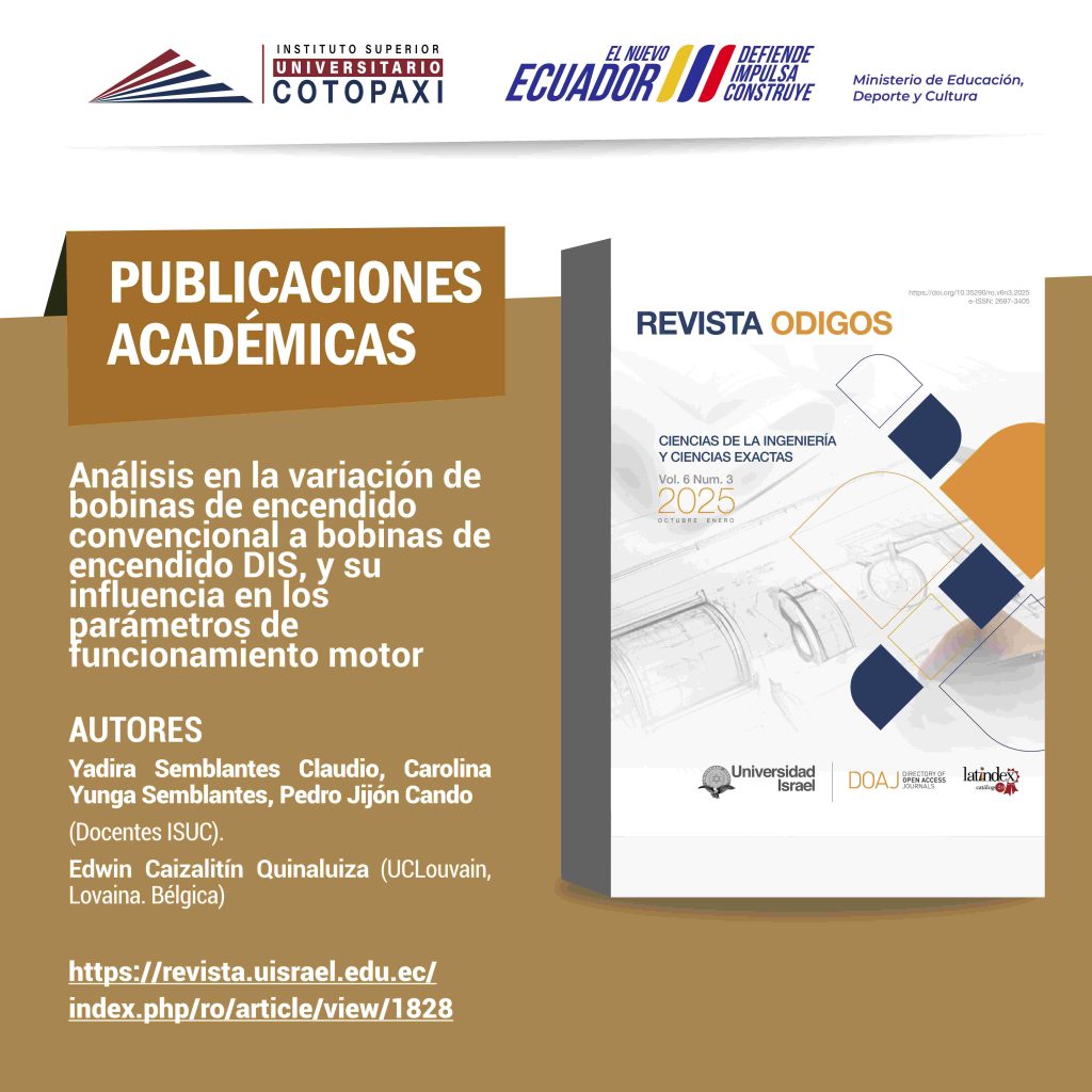 Análisis en la variación de bobinas de encendido convencional a bobinas de encendido DIS, y su influencia en los parámetros de funcionamiento motor