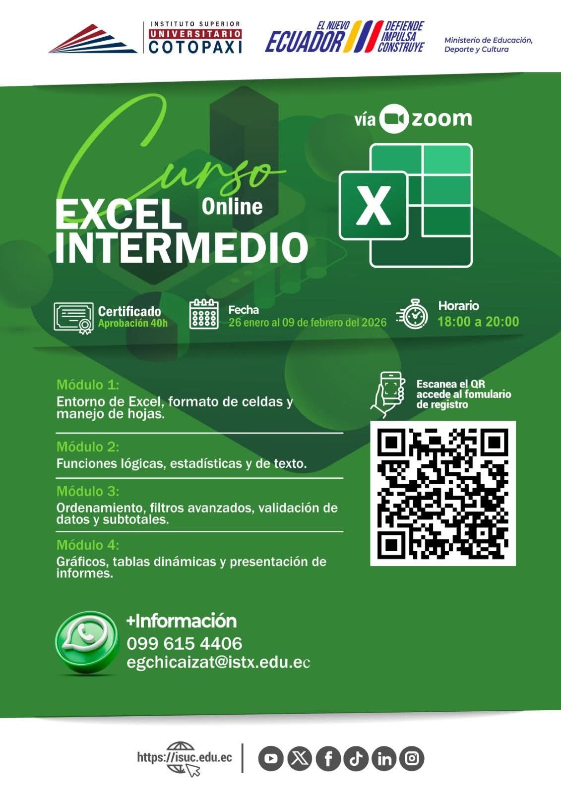 Curso de excel intermedio