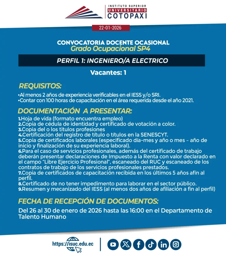 Ingeniero/a eléctrico