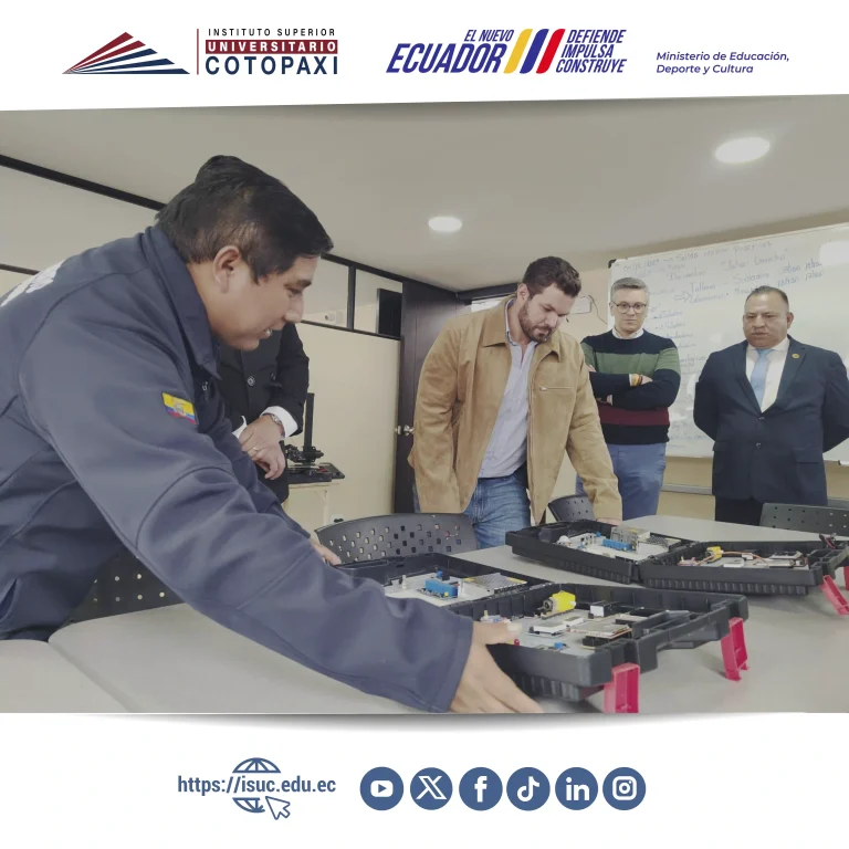 Visita de Mario Cuvi Viceministro de Educación Superior