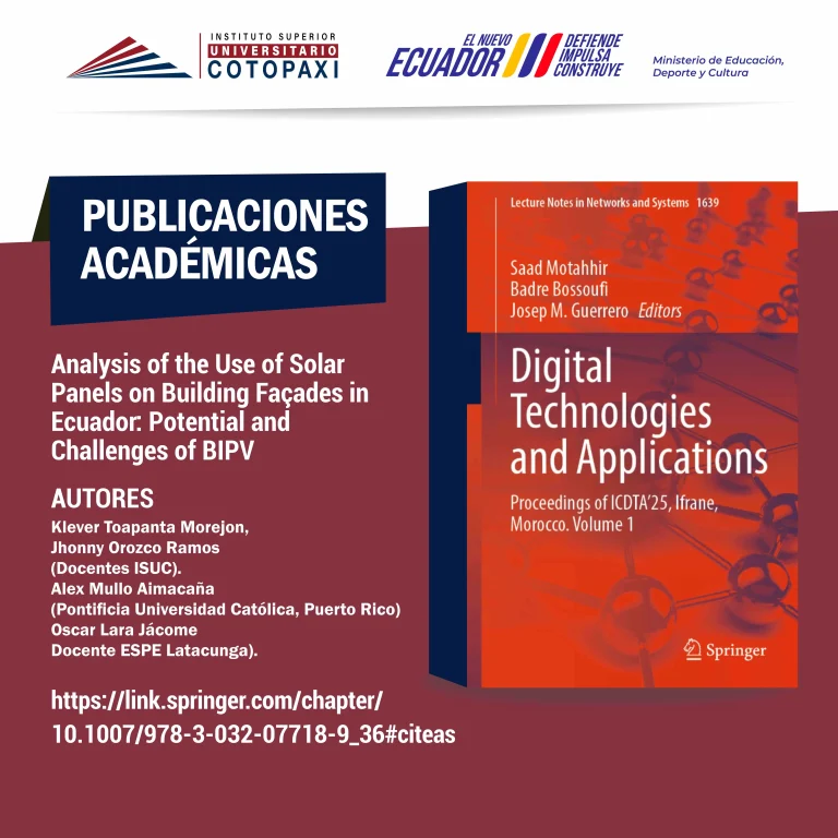 Analysis of the Use of Solar Panels on Building Façades in Ecuador: Potential and Challenges of BIPV